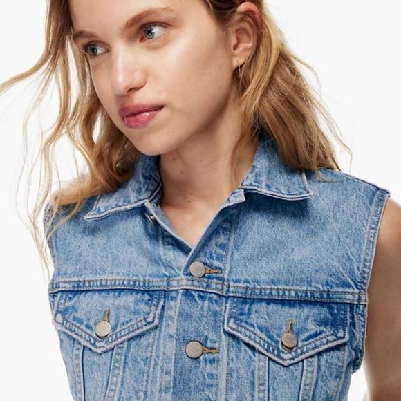 BRAND NEW - Aritzia Bridget Jean Jacket - Picture 3 of 3
